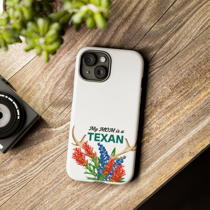 Texas MOM Phone Case - Tough & Stylish Floral Design
