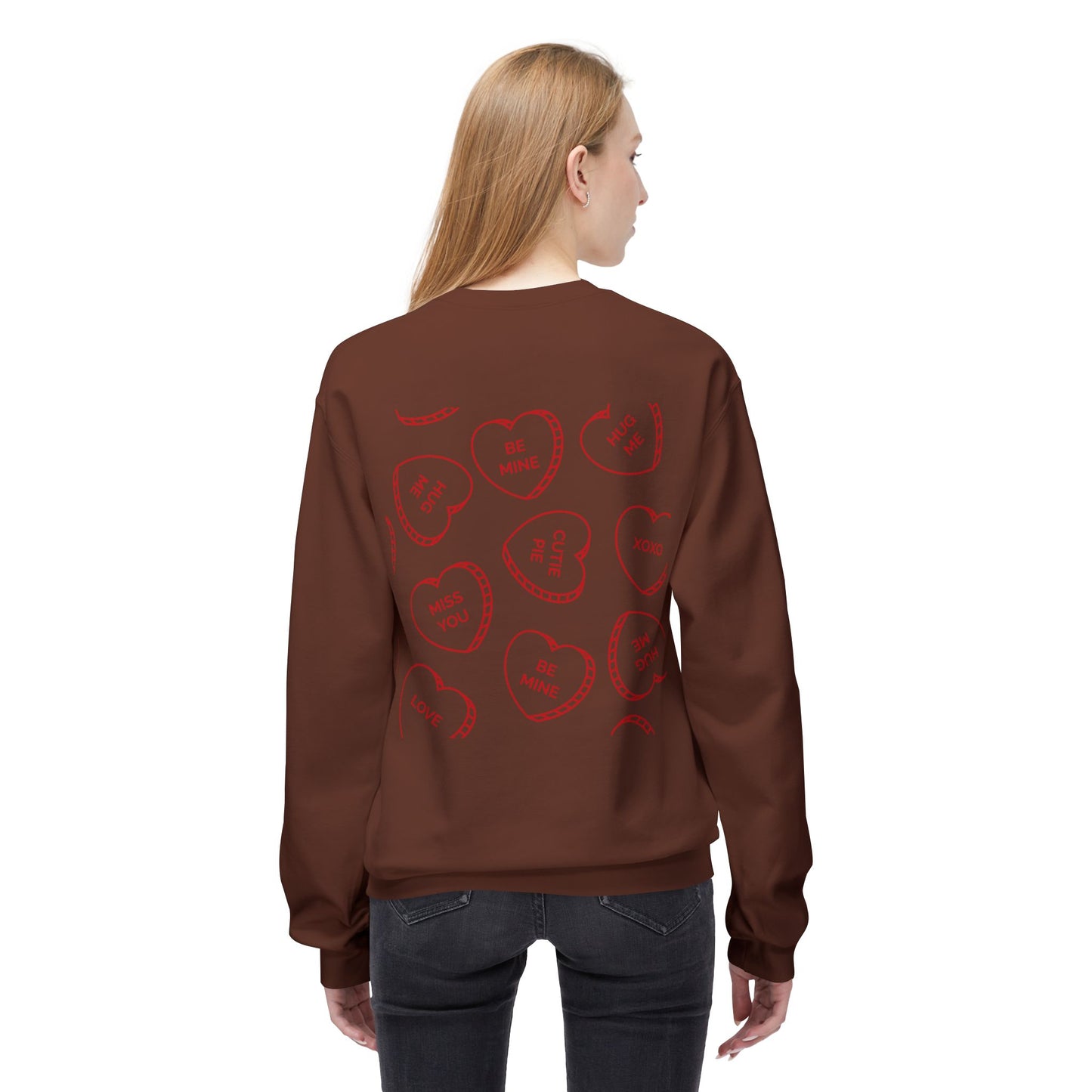 Love You Unisex Midweight Softstyle Fleece Crewneck Sweatshirt