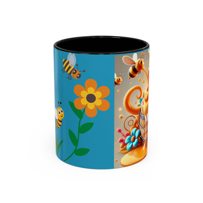 Sweetest Mom Coffee Mug - Bee & Honey Design - Perfect Gift for Mother's Day