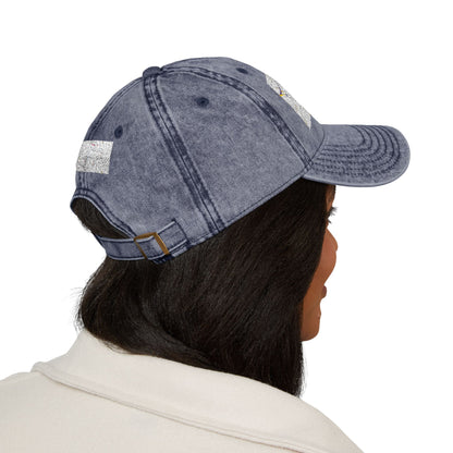 Patriotic Eagle Vintage Embroidery Cap, Retro Dad Hat