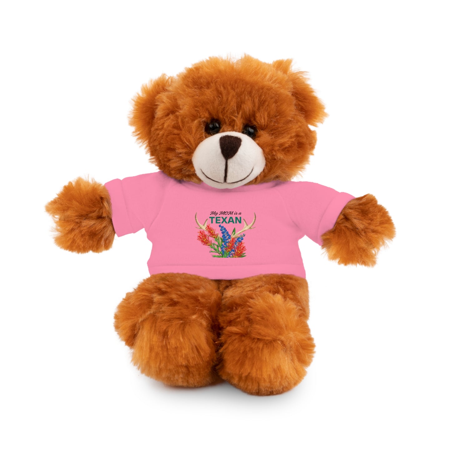 Texas MOM-Themed Stuffed Animal with Tee - Perfect Gift for Kids and Collectors