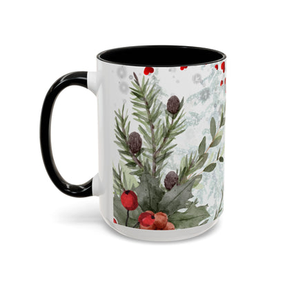 Mug — 'Her Heart' Inspirational Winter Coffee Mug (Accent, 11/15oz)