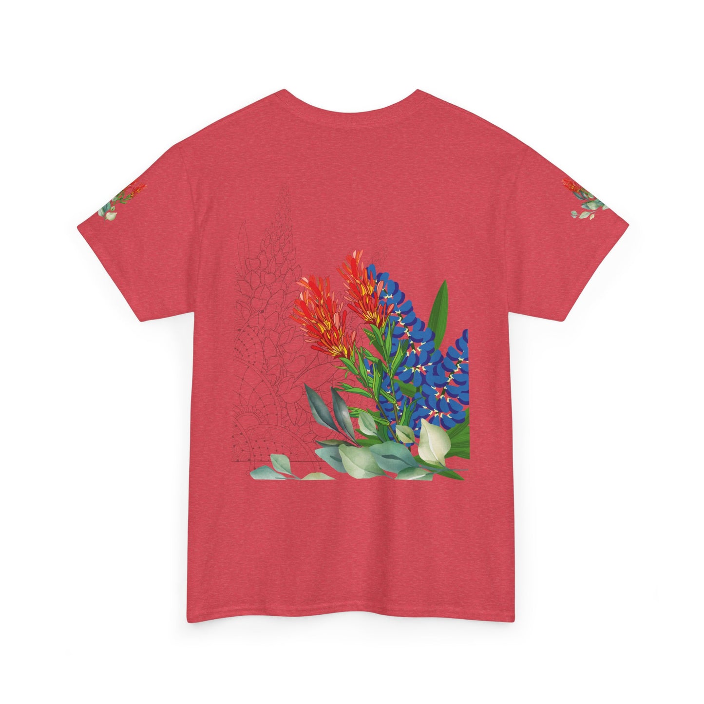 Floral Love Happens Unisex Heavy Cotton Tee