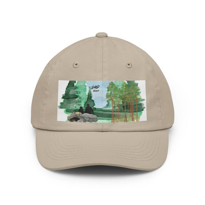 Dad Time — Forest Lake Watercolor Cap ("Dad Vibes")