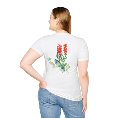 Texas Bluebonnet T-Shirt — "Texas: Land of the Free, Home of the Brave"