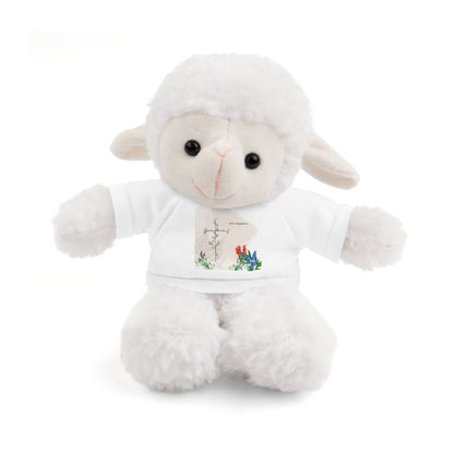 love Happens Stuffed Animal with Custom Tee - Adorable Cuddly Bear Gift for Kids