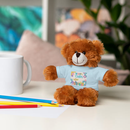 Happy Easter Stuffed Animal with T-Shirt