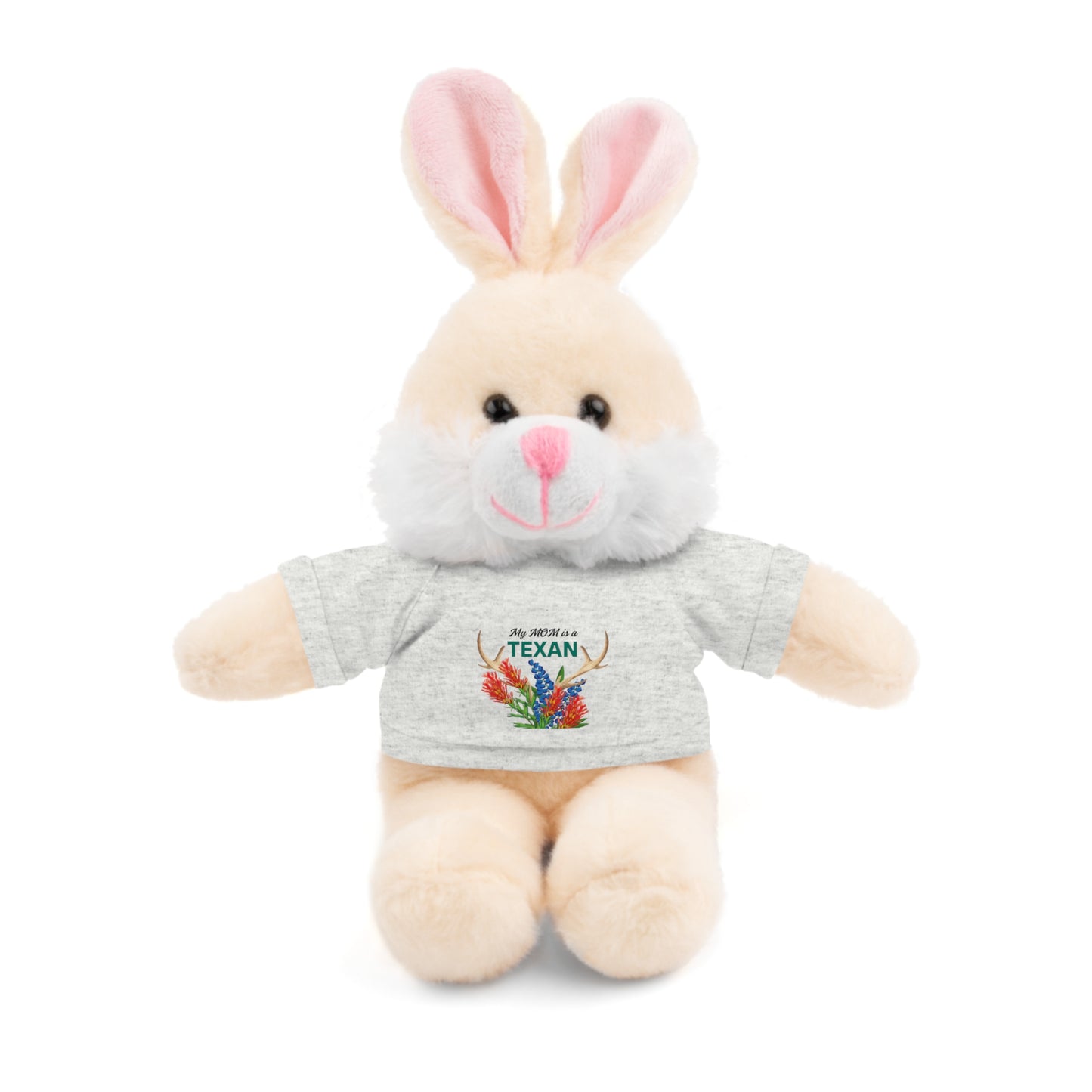 Texas MOM-Themed Stuffed Animal with Tee - Perfect Gift for Kids and Collectors