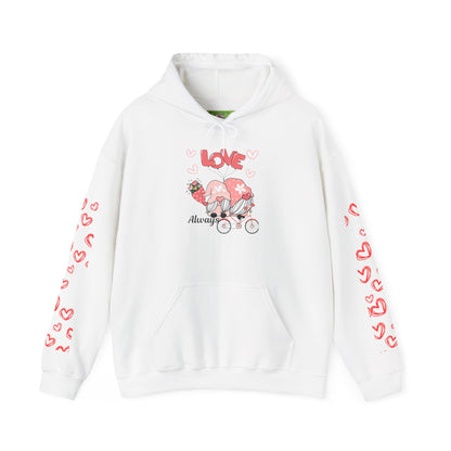 Love Always Cuddly Unisex Heavy Blend™ Hooded Sweatshirt