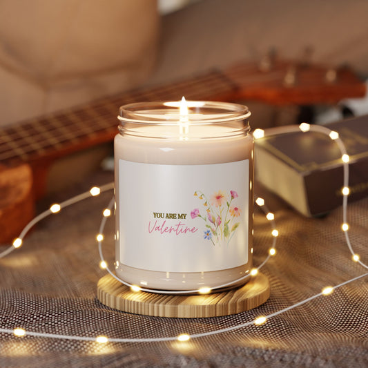 You Are My Valentine Scented Soy Candle, 9oz — All-Natural Aromatherapy Candle