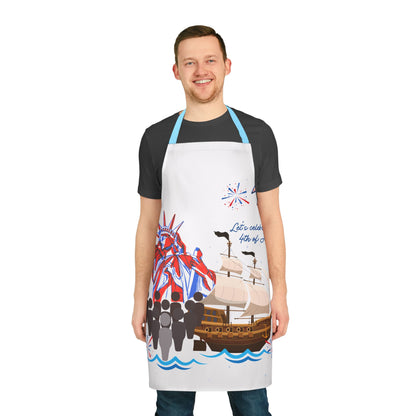 4th of July Apron for July 4th, BBQ, Family Gatherings, Holiday Celebrations, Cooking Lovers