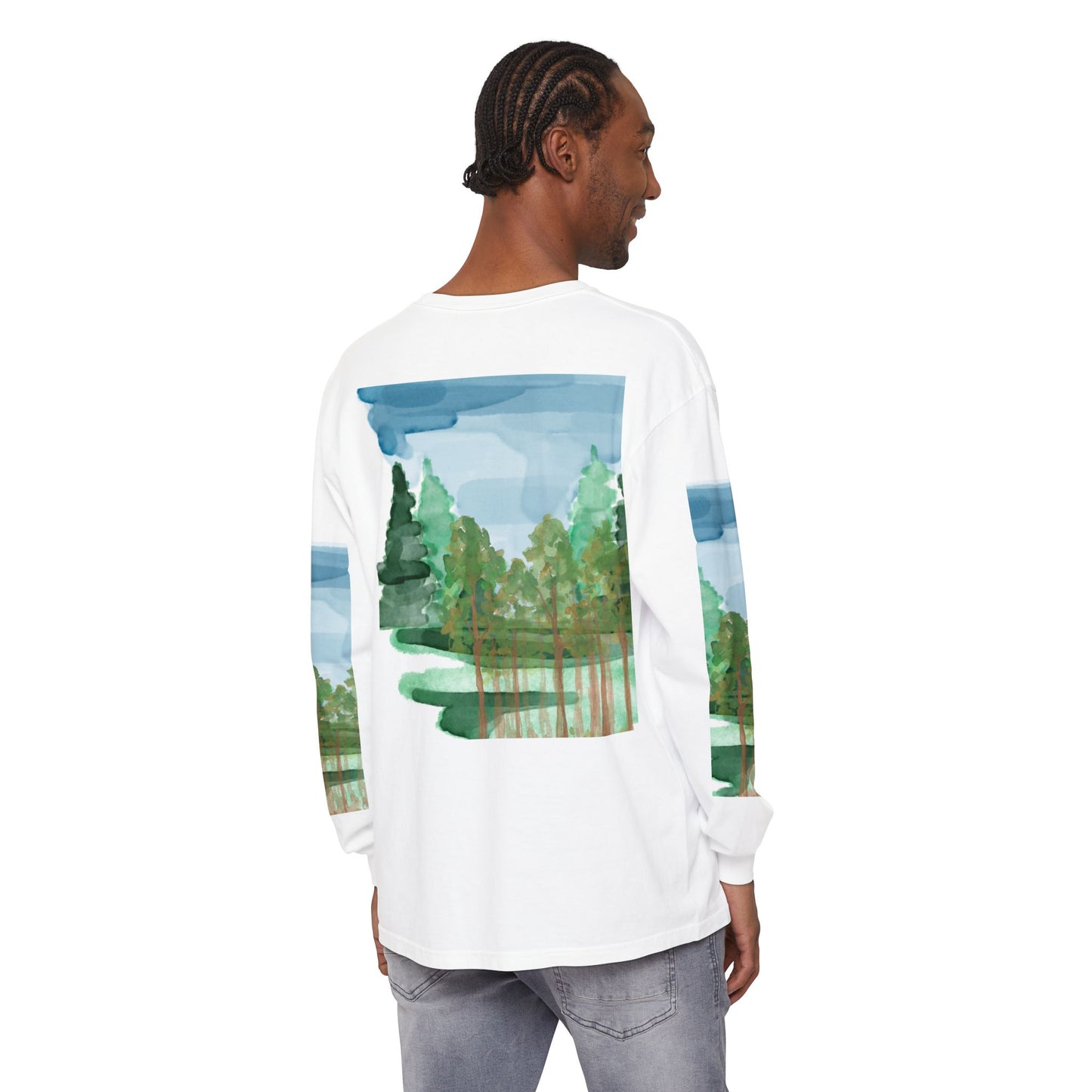 Dad Time Long Sleeve Tee — Father & Kids Nature Camp Shirt