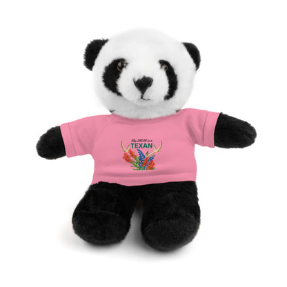 Texas MOM-Themed Stuffed Animal with Tee - Perfect Gift for Kids and Collectors