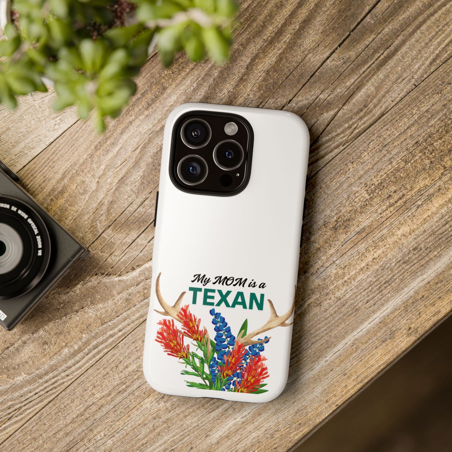 Texas MOM Phone Case - Tough & Stylish Floral Design
