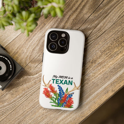 Texas MOM Phone Case - Tough & Stylish Floral Design