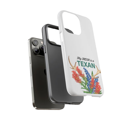Texas MOM Phone Case - Tough & Stylish Floral Design