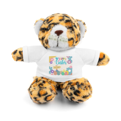 Happy Easter Stuffed Animal with T-Shirt