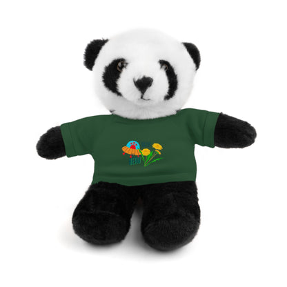 MOM is my Hero Stuffed Animal Tee Bear - Perfect Gift for Kids & Celebrations