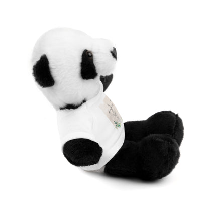 love Happens Stuffed Animal with Custom Tee - Adorable Cuddly Bear Gift for Kids