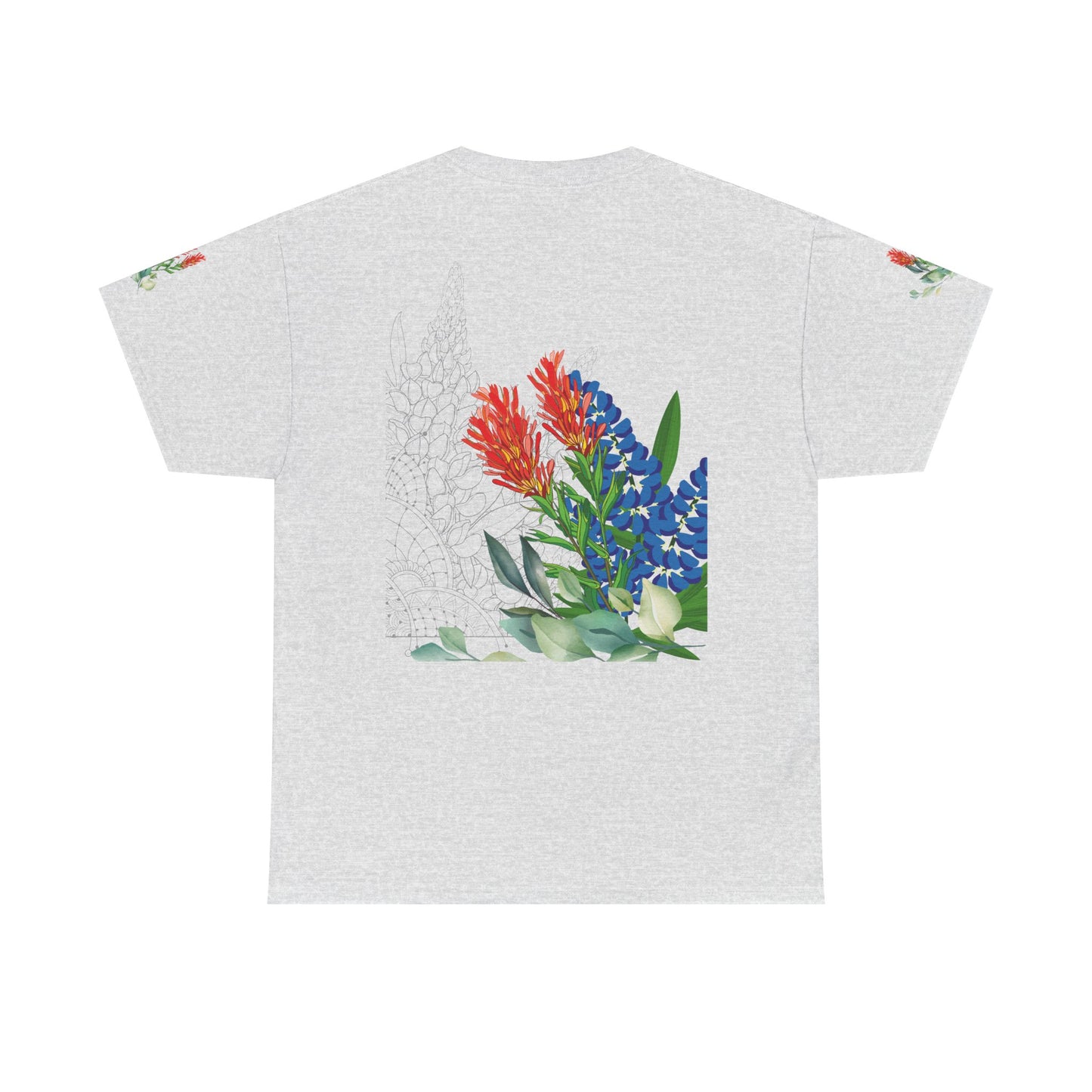 Floral Love Happens Unisex Heavy Cotton Tee