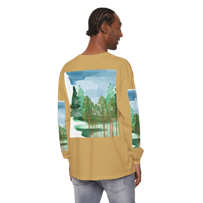Dad Time Long Sleeve Tee — Father & Kids Nature Camp Shirt