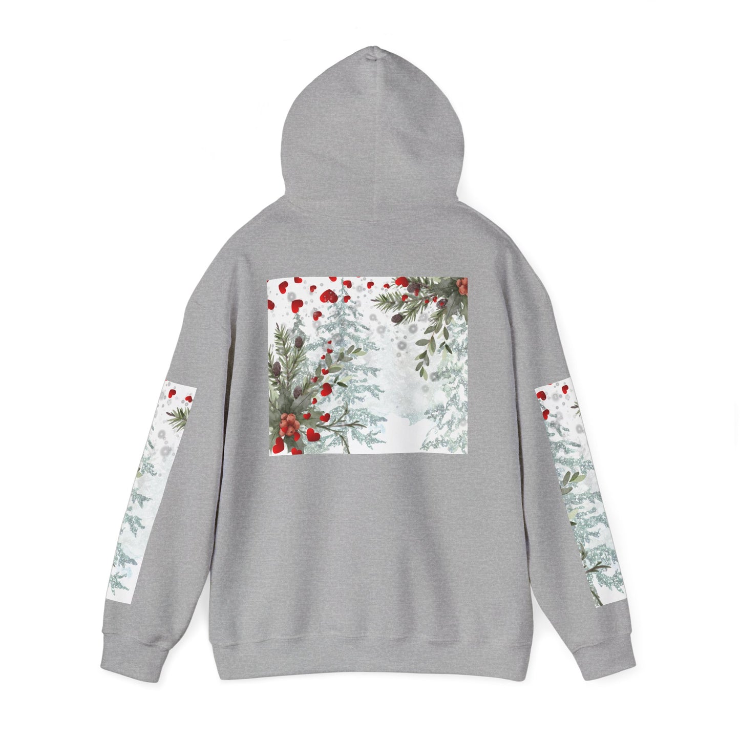 'Her Heart' Floral Winter Holiday Pullover