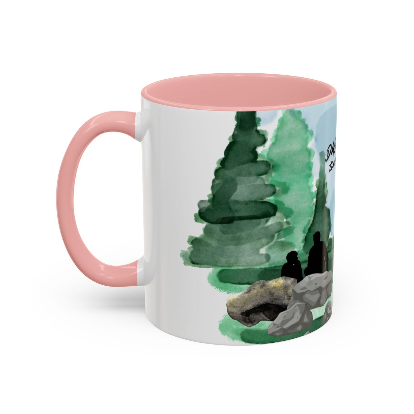 Dad Time Coffee Mug — Scenic Forest Father’s Day Accent Mug (11/15oz)