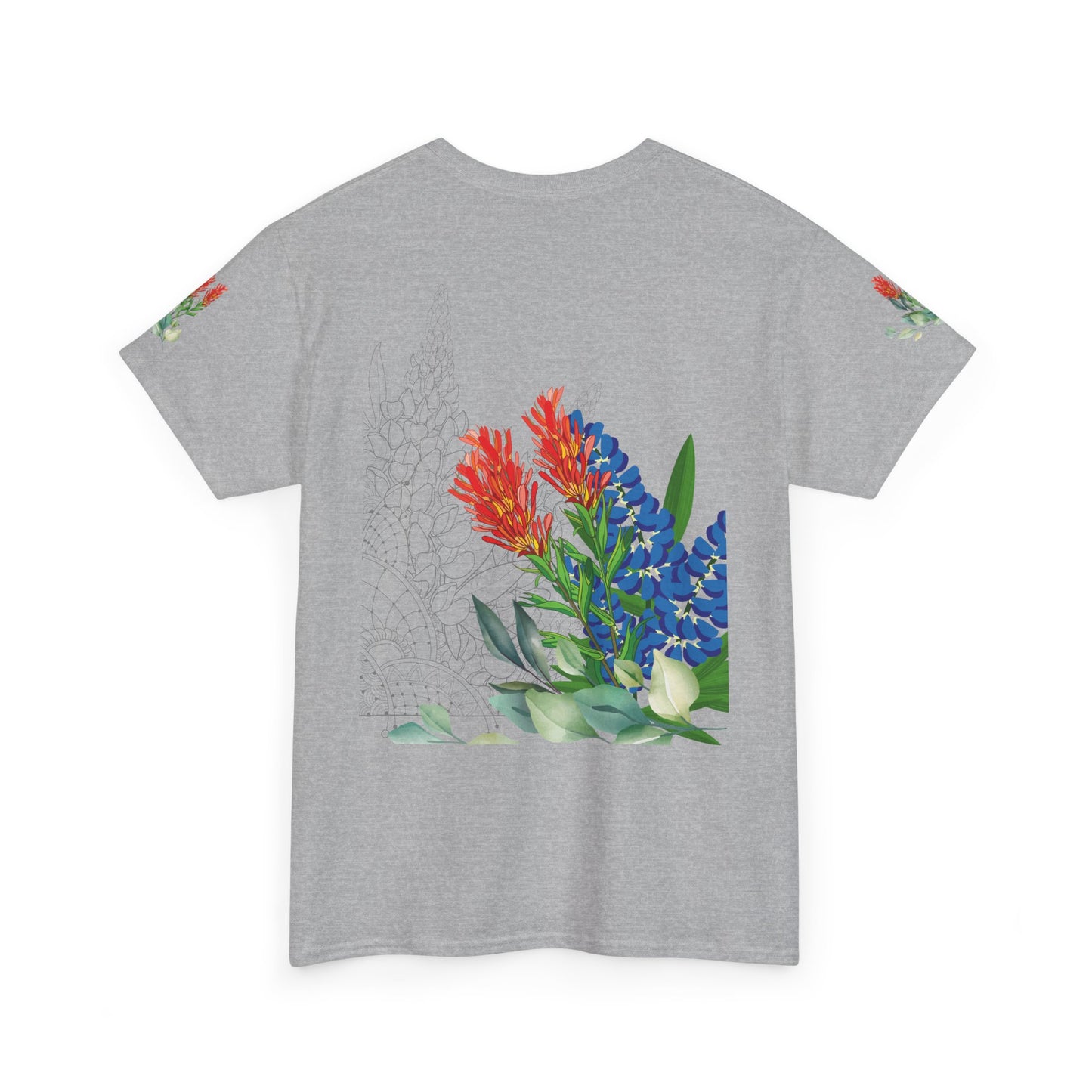 Floral Love Happens Unisex Heavy Cotton Tee