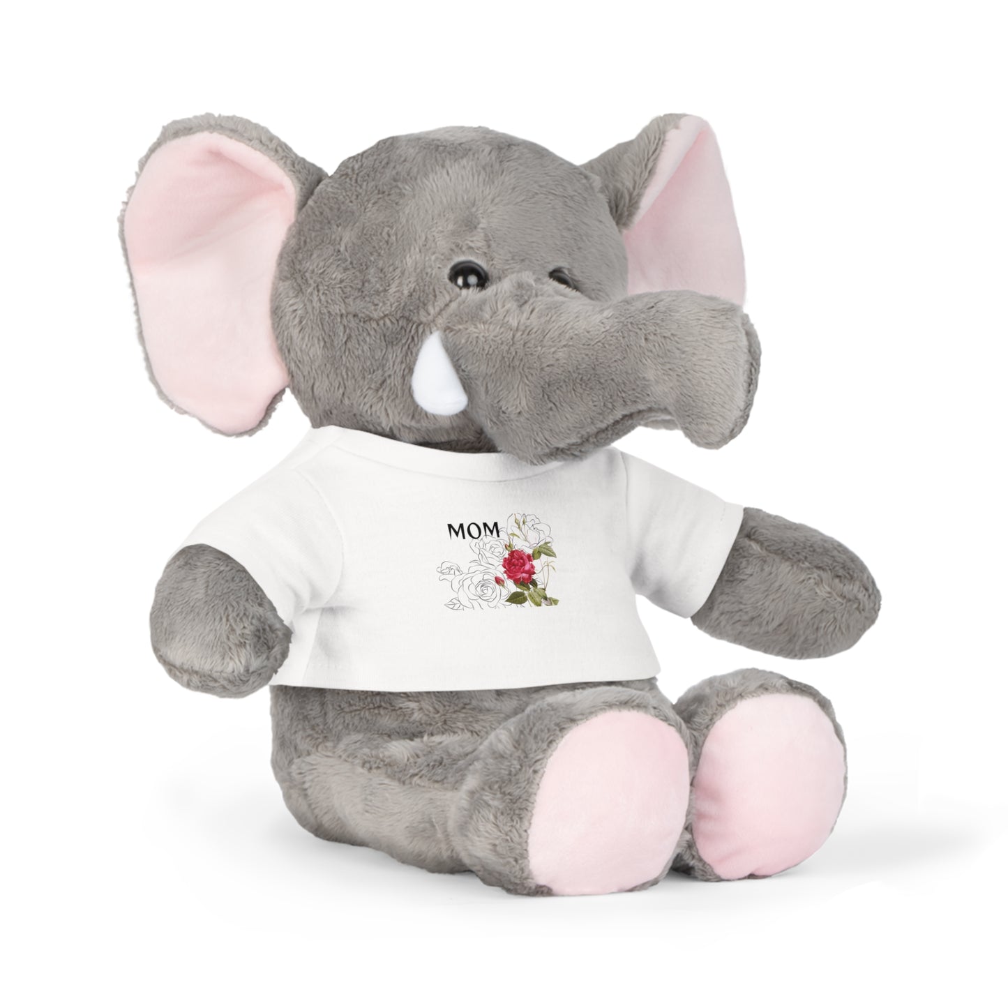 Mom - Floral T-Shirt Bear