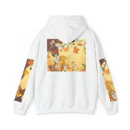 Whispering Maple Hooded Sweatshirt, Cozy Fall Hoodie, Unisex Sweatshirt for Nature Lovers, Perfect Gift for Thanksgiving, Leaf Print Sweatshirt