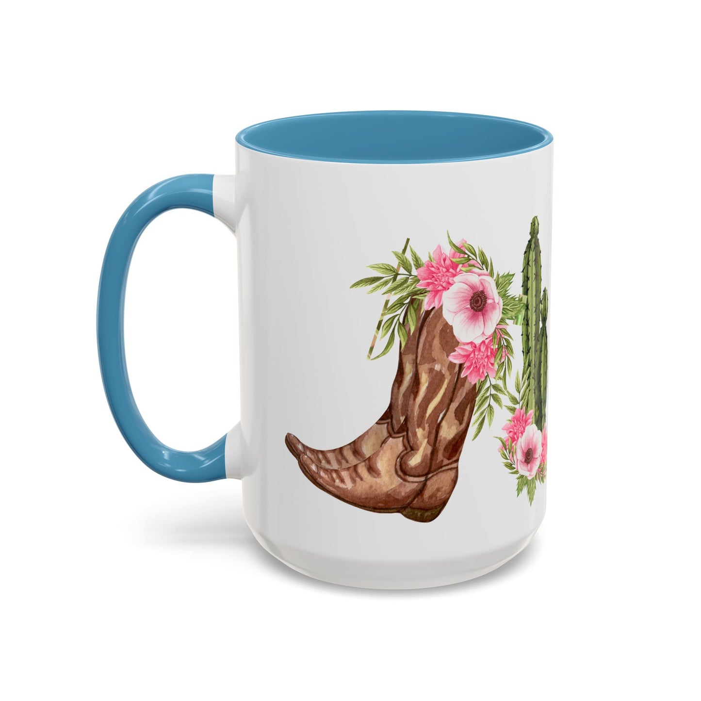 Texas MOM Accent Coffee Mug - Vibrant Floral Design for Mothers Day