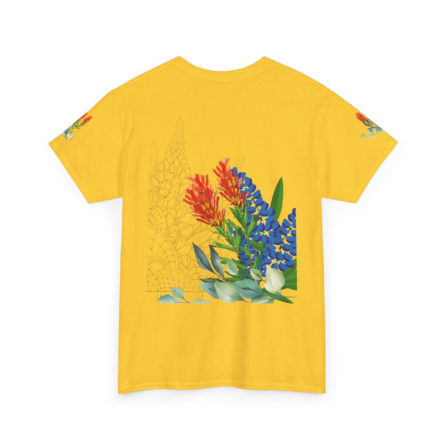 Floral Love Happens Unisex Heavy Cotton Tee