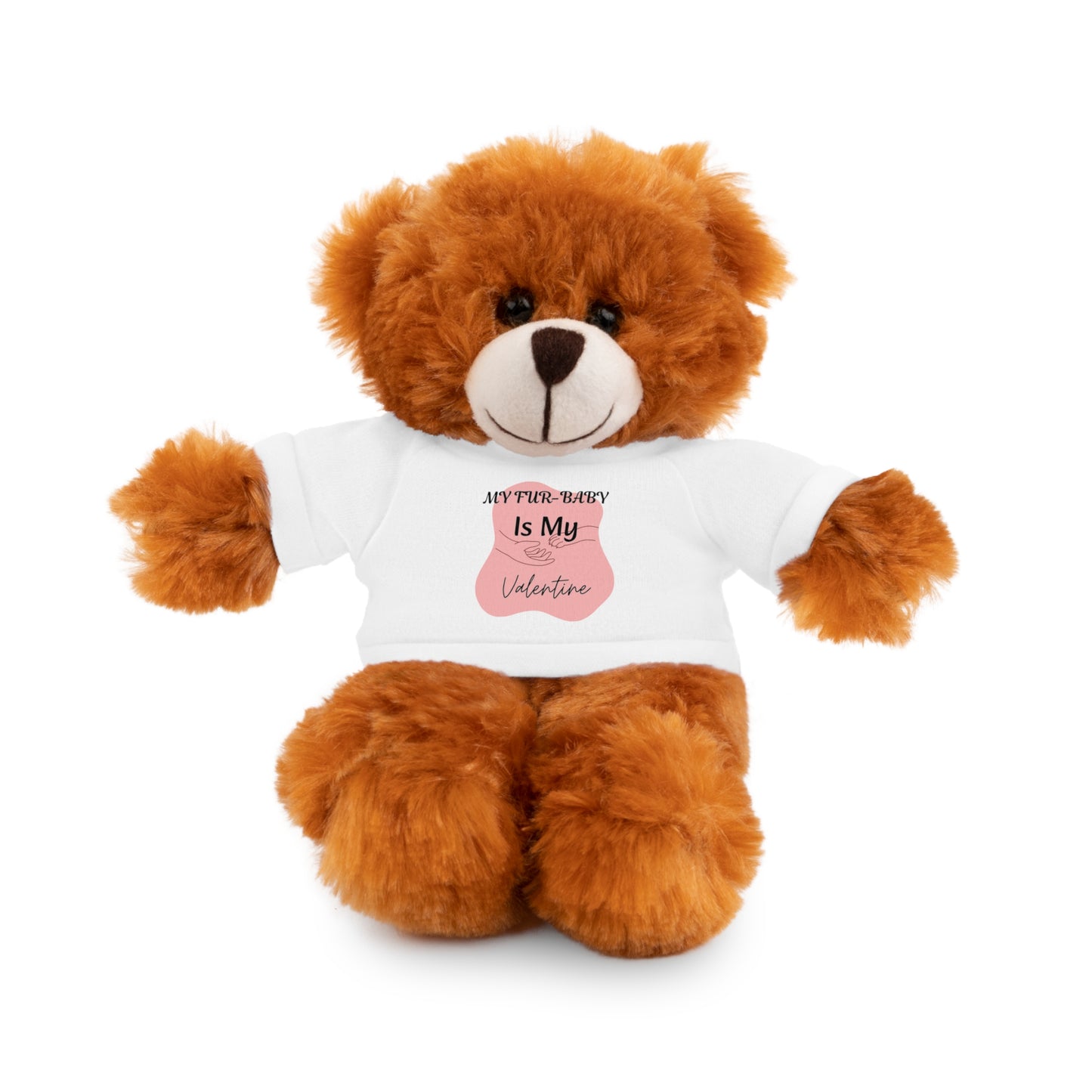 Any Furr-Baby Is My Valentine plush animall