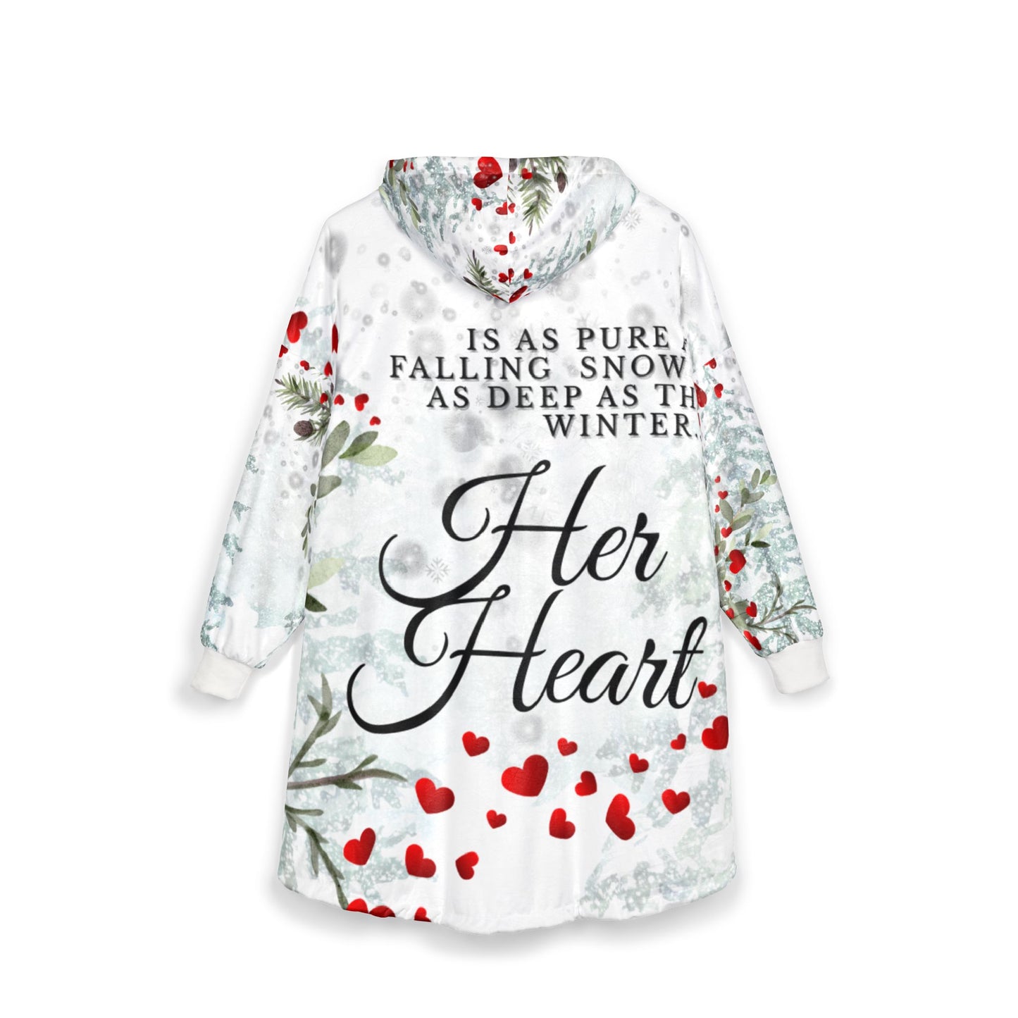 Cozy Hooded Blanket — Warm & Cuddly Wearable Throw