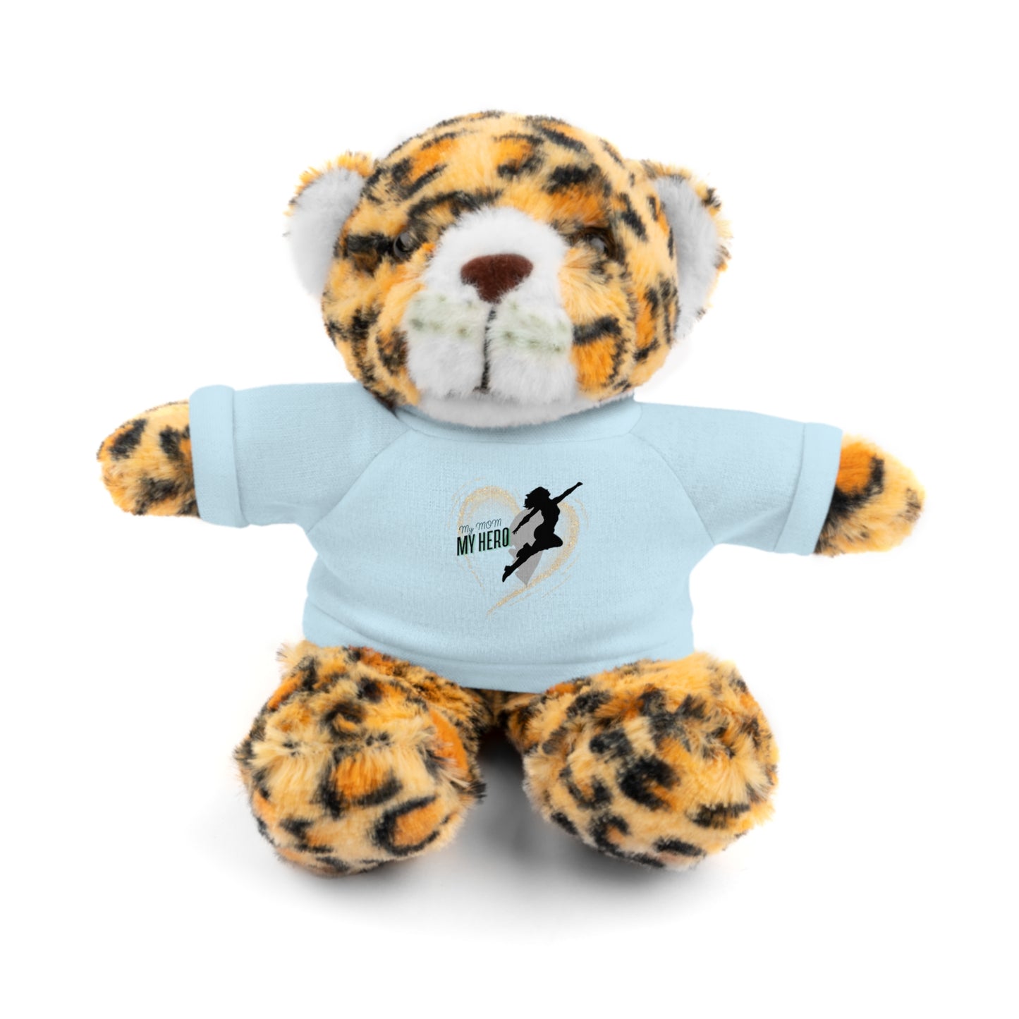Hero MOM Stuffed Animal with T-Shirt – Customizable Gift for Kids & Collectors
