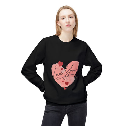 Love You Unisex Midweight Softstyle Fleece Crewneck Sweatshirt