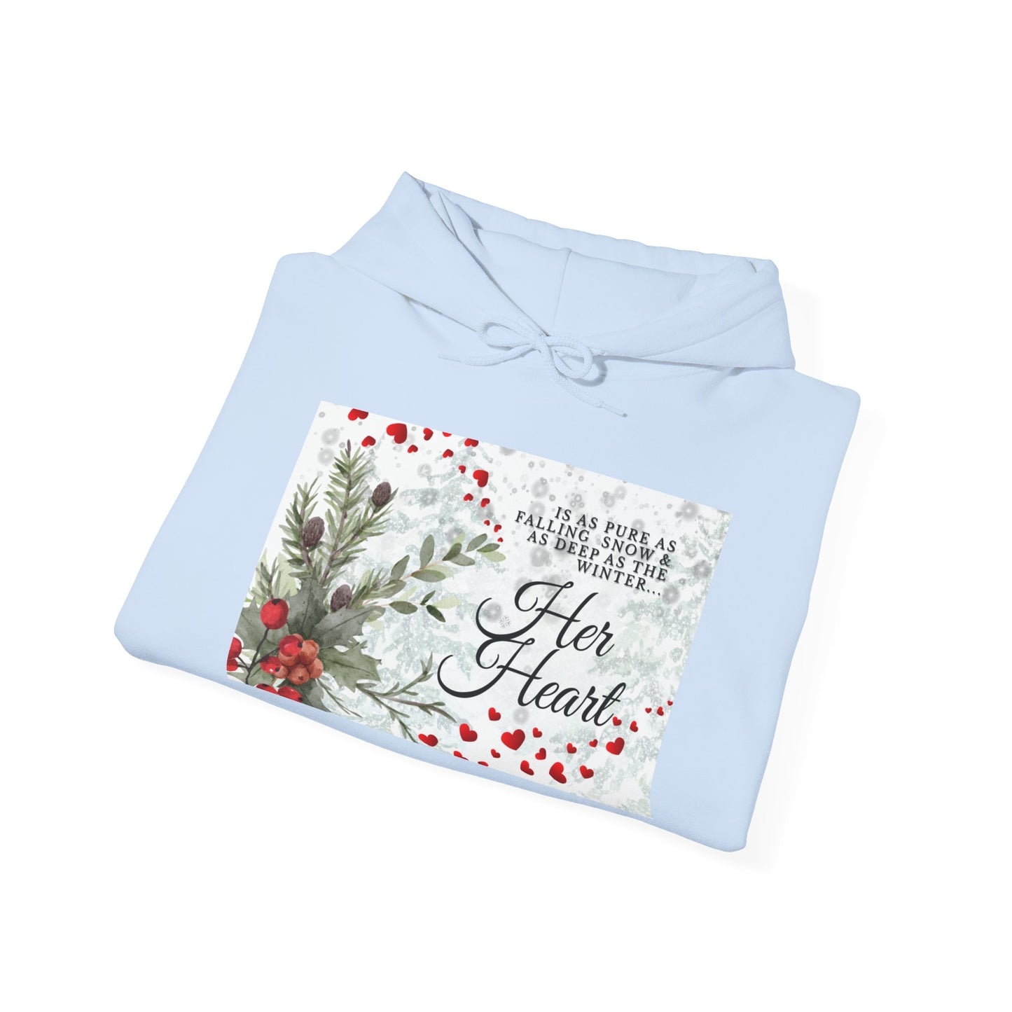 'Her Heart' Floral Winter Holiday Pullover