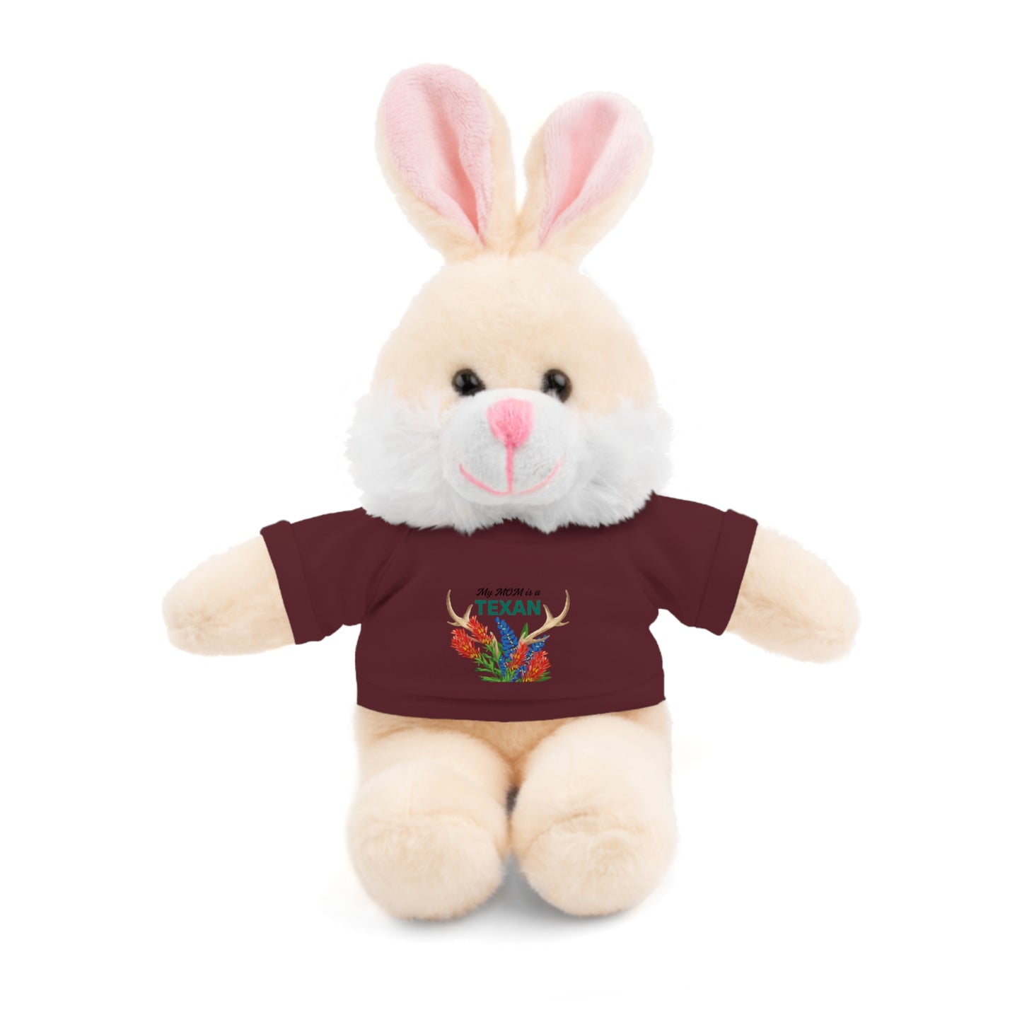 Texas MOM-Themed Stuffed Animal with Tee - Perfect Gift for Kids and Collectors