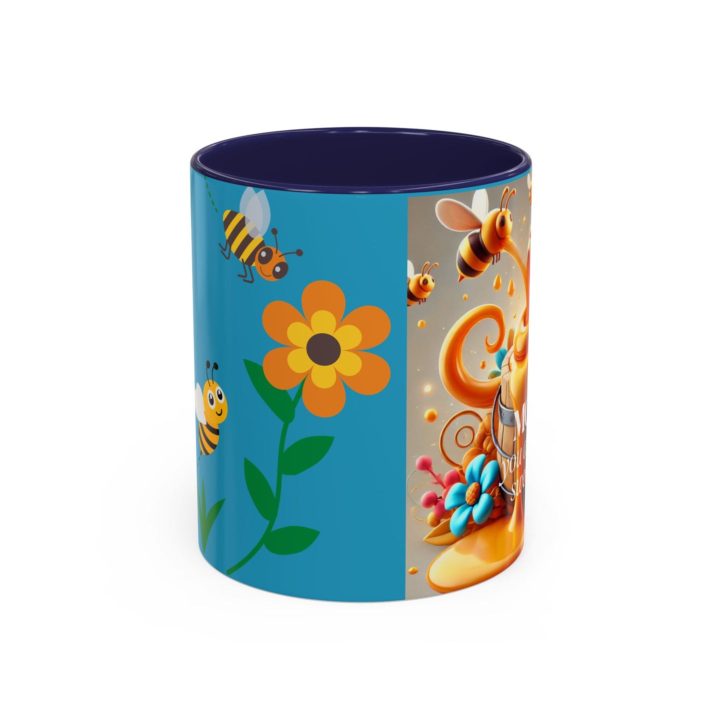 Sweetest Mom Coffee Mug - Bee & Honey Design - Perfect Gift for Mother's Day