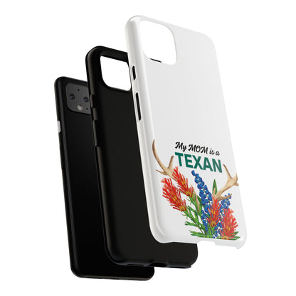 Texas MOM Phone Case - Tough & Stylish Floral Design