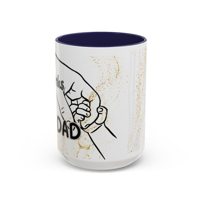 Thanks Dad Accent Coffee Mug — 'Thanks Dad' Father's Day Gift