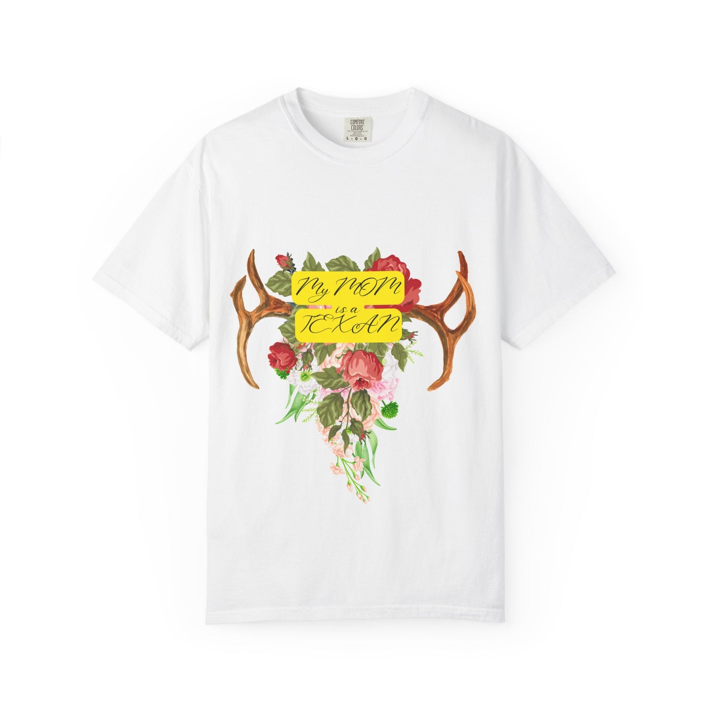 Antler & Rose Floral T-Shirt — My Mom Is My King Vintage Graphic Tee