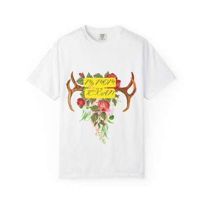 Antler & Rose Floral T-Shirt — My Mom Is My King Vintage Graphic Tee