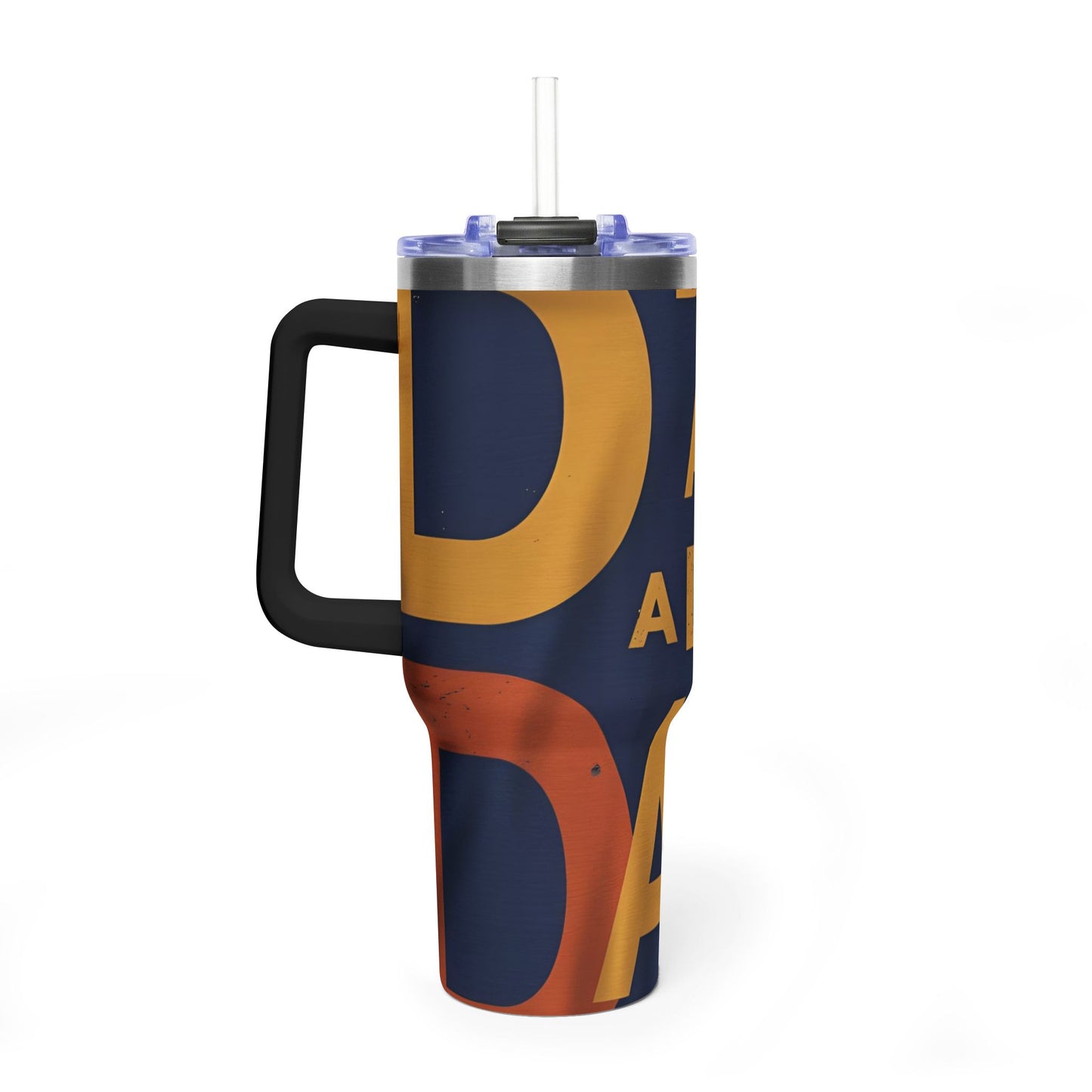 Retro Dad 40oz Vacuum Tumbler — Vintage Dad Travel Cup