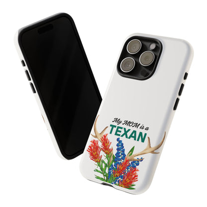 Texas MOM Phone Case - Tough & Stylish Floral Design
