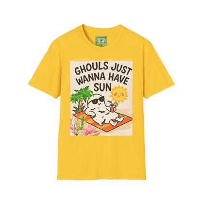 Ghouls Having Fun T-Shirt — Summer Meets Halloween Funny Tee