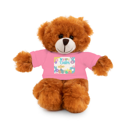 Happy Easter Stuffed Animal with T-Shirt
