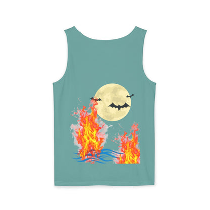 Hot Ghoul Summer Tank Top, Halloween Shirt, Unisex Summer Wear, Summer Party Top, Trendy Graphic Tank, Beach Outfit