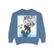 World's Best Dad Sweatshirt — Silhouette Father & Child Watercolor Design