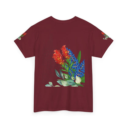 Floral Love Happens Unisex Heavy Cotton Tee